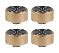 OUNONA Lot de 4 Boutons de minuterie pour Four, axe en Forme de D de | Boutons de commande de l'autocuiseur, bouton rotatif de réglage de la minuterie pour four grille-pain électronique et