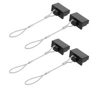 OUNONA Lot de 4 capuchons anti-poussière pour connecteurs d'alimentation 50 A avec câble - Protection étanche pour prise de batterie - Capuchon anti-poussière pour connecteur électrique de