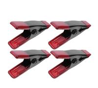 OUNONA Lot de 4 petites pinces - Pinces à ressort robustes de 5 cm (2 po) - Ouverture de 1,9 cm (3/4 po) - Mini métalliques avec embouts en PVC pour le travail du bois, les décors, la