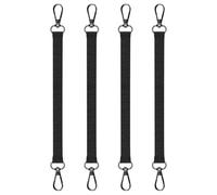 OUNONA Lot de 4 Porte-Rubans isolants avec Mousqueton - Sangle de Rangement multifonctionnelle pour Suspendre Le Ruban dans Les Sacs à Outils ou à la Ceinture - Idéal pour Les électriciens, Les