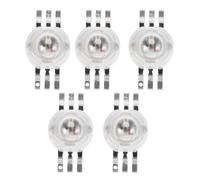 OUNONA Lot de 5 Ampoules Led Par : Led de Remplacement 3 w Rgb pour Éclairage Dj, Boule Disco, Événements, Studio Photo, Faciles à Souder.