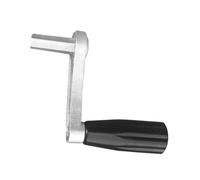 OUNONA Manivelle De Cintre Relevable en Métal Argenté, Poignée Courte à 6 Dents, Accessoire pour Séchoir à Linge Suspendu, Remplacement Manuel pour Balcon Et Usage Intérieur