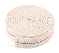 OUNONA Mèche pour Lampe à Pétrole en Coton Beige 100% Tricotée, Brûle Uniformément, Accessoire Essentiel pour Lampe à Kérosène, Longueur 6,6 Pieds