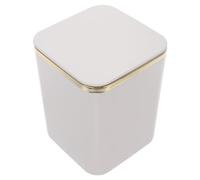 OUNONA Mini Poubelle Carrée de Table Blanche en Pp, Format Compact