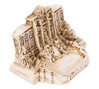 OUNONA Miniature Fontaine de Trevi Souvenir Artistique Unique Modèle en Résine Décoration D'église Élégante et Pratique pour Intérieur ou Bureau