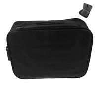 OUNONA Organisateur de Fichiers avec Serrure à Code et Poignée Grosse Capacité Portable à 3 Couches en Tissu Oxford pour Usage Quotidien et Voyage