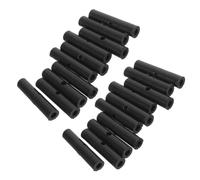 OUNONA Perles D'extrémité de Queue de Parapluie Nervures de 2,5 à 2,9mm en Plastique Noir 20 Pièces Faciles à Installer pour Parapluies Pliants pour Activités en Plein Air