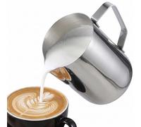 OUNONA Pichet À Lait En Acier Inoxydable 1000 Ml Avec Bec Verseur Pour Latte Et Cappuccino Léger Et Facile À Nettoyer Accessoire Essentiel Pour Préparations De Café Et Thé