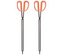 OUNONA Pinces à Déchets en Métal et Plastique 2pcs Outil Polyvalent pour Ramassage sans Se Baisser Cuisine et Extérieur