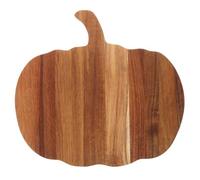 OUNONA Planche à découper en bois en forme de citrouille d'Halloween pour la décoration de cuisine, planches à découper gothiques avec poignée, plateau de service pour charcuterie, 30,5 cm x