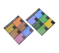 OUNONA Planificateur 2026 Languettes Auto-adhésives en Papier pour Organisation Colorée, Onglets Mensuels et Autocollants Marque-page pour Journaux et Livres