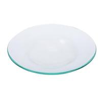 OUNONA Plaque Chauffe-Bougie en Verre Borosilicate, Facile à Nettoyer et Réutilisable pour Brûle-Parfum, Apparence Élégante et Finition Soignée
