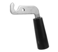 OUNONA Poignée de remplacement pour porte de poêle : poignée en L haute température - universelle en acier inoxydable pour poêles à bois, poêles à charbon, cheminées et portes de fournaises