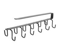 OUNONA Porte-gobelets Ménager sans Perçage en Fer pour Suspendre des Tasses et Torchons sous Meuble, Crochet Rapide à Égoutter pour Placard la Cuisine 10.04x3.15x2.76 In Plusieurs styles