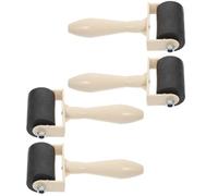 OUNONA Rouleau D'impression 4 Pièces en Plastique Manche Ergonomique, Rouleau Encreur pour Gravure Destiné aux Garçon et Filles, pour Projets de Peinture Coloriage