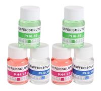 OUNONA Solution d'étalonnage PH 6 pièces 4.01/6.86/9.18 pour ph pen, matériel ABS, stockage prolongé, adapté à l'industrie et aux débutants