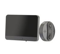 OUNONA Sonnette à Œil Électronique en Chat et Visuelle Intelligente de 720p Métal, Alarme Appel Vidéo pour 32g 5000ma Distance Sécurité Maison