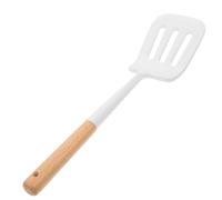 OUNONA Spatule à Fentes Compatible Lave-vaisselle Ustensile Cuisine en Silicone Résistante la Chaleur Manche Confortable pour Pizza et Crêpes