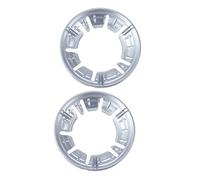 OUNONA Support de Cuisinière à Gaz en Fonte 2 Pièces 9 Trous Antidérapant et Isolation Thermique pour Casseroles et Wok Cuisine