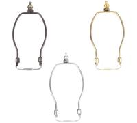 OUNONA Support de Lampe à Corne en Fer, Lot de 3 Pièces, Cadre Robuste pour Abat-jour, Accessoire Pratique pour Lampe de Table ou Lampadaire Plusieurs styles