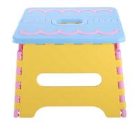 OUNONA Tabouret Léger et Résistant Pliable Portable 18 Cm de Hauteur en Plastique pour Salle à Manger et Activités de Pêche pour pour Garçon et Filles et Adultes