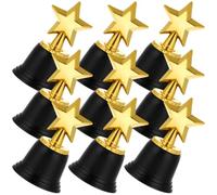 OUNONA Trophées de Récompense en Plastique 9 Pièces pour Garçon et Filles D'étoile, Décoration et Prix du Concours Vacances et Chambre D'garçon et Filles
