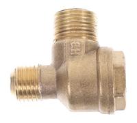 OUNONA Valve De Vérification En Laiton Résistante À La Corrosion 2 Ports Filetée Pour Compresseur Air Accessoire Pneumatique Usage Professionnel