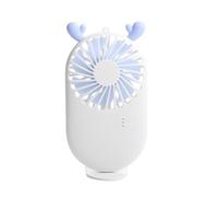 OUNONA Ventilateur USB Portable Silencieux Léger Dissipation Rapide Chaleur, Design Simple et Poignée Pratique pour Bureau et Maison, Vacances