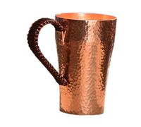 OUOULAJY Tasse à café portable en cuivre pur faite à la main pour boissons, bar, cuisine, style B