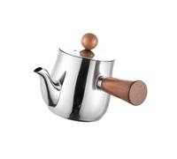our fave Bouilloire à thé en acier inoxydable 304 de qualité supérieure avec poignée en bois - Cafetière de grande capacité pour cuisine, bureau, voyage