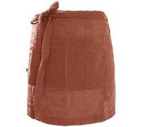 OUREA - Demi-Tablier avec Double Poche Gaze de Coton Terracotta - Altobuy Rouge G