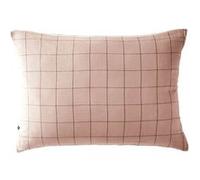 OUREA MOTIF - Taie d'Oreiller 50x70cm Gaze de Coton Guimauve à Grands Carreaux - Altobuy Rose G