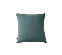 OUREA MOTIF - Taie d'Oreiller 60x60cm Gaze de Coton Canard à Fleurs Ajourées - Altobuy Bleu G