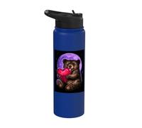 Ours en Peluche avec un cœur Enfants cœur Ours en Peluche Stainless Steel Insulated Water Bottle