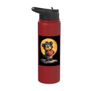 Ours en Peluche avec un cœur Enfants cœur Ours en Peluche Stainless Steel Insulated Water Bottle