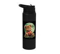 Ours en Peluche avec un cœur Enfants cœur Ours en Peluche Stainless Steel Insulated Water Bottle