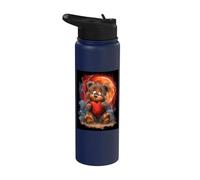 Ours en Peluche avec un cœur Enfants cœur Ours en Peluche Stainless Steel Insulated Water Bottle