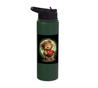 Ours en Peluche avec un cœur Enfants cœur Ours en Peluche Stainless Steel Insulated Water Bottle