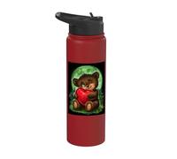 Ours en Peluche avec un cœur Enfants cœur Ours en Peluche Stainless Steel Insulated Water Bottle