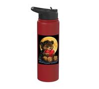 Ours en Peluche avec un cœur Enfants cœur Ours en Peluche Stainless Steel Insulated Water Bottle