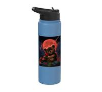 Ours en Peluche avec un roses Enfants roses Ours en Peluche Stainless Steel Insulated Water Bottle