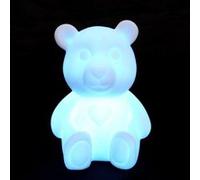 Ourson lumineux - 1 led rgb - blanc 5dta074 Blanc G