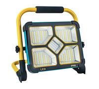 OUSIDE Projecteur LED Rechargeable avec Support, Projecteur LED Chantier Batterie Intégrée de 10500 MAh,4 Mode d'éclairage, Idéal pour les chantiers de construction, l'éclairage d'urgence