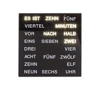 Out of the blue Montre avec Affichage Mot Allemand env. 20 x 20 cm en Plastique