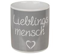 Out of the blue Tasse XXL « Lieblingsmen » en faïence dans un coffret cadeau 850 ml, 1 pièce (1 pièce)