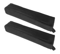 Outanaya 2 Pièces Paquet et Facile à Nettoyer en Tissu Oxford avec Fermeture Éclair de Rangement Noir Léger et Poignée pour Barbecue pour Camping en Plein Air et Barbecues Entre Amis