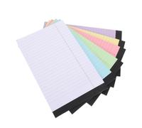Outanaya 6 Pièces Bloc-notes Couleur Aléatoire Coloré à Déchirure Facile 30 Feuilles Lignées, Papier Lisse et Fixation Solide, Transit Quotidien Voyages