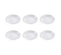 Outanaya 6pièces Lot Assiettes à Sauce Céramique Plats à Condiments Pratiques pour Restaurant et Usage Domestique Petits Récipients pour Moutarde Vinaigre et Épices Réutilisable