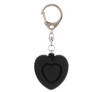 Outanaya Alarme Personnelle Anti- Forme de Cœur avec Lumière LED Porte-clé Sécurité pour Femmes Facile à Utiliser et Portable pour Protection Nocturne et Activités Extérieures