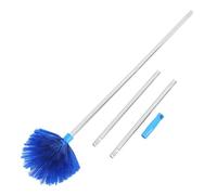Outanaya Arrache-Toiles D'araignée avec Manche Articulé en Acier Inoxydable et Brosse Nylon pour Plafonds Hauts et Ventilateurs en Intérieur et Extérieur Couleur Couleur Aléatoire